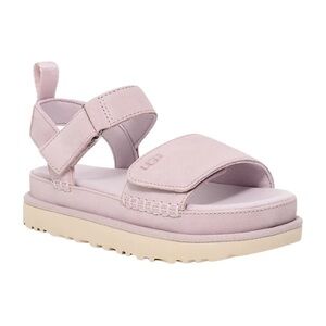 NWT 11 UGG Goldenstar Bay Fog Women’s Velvet Suede Summer Comfy Sandals Shoes